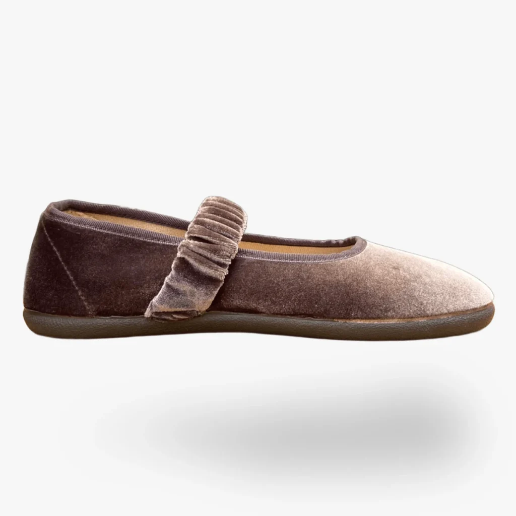 Batilas Mercedita Salón Terciopelo Gris