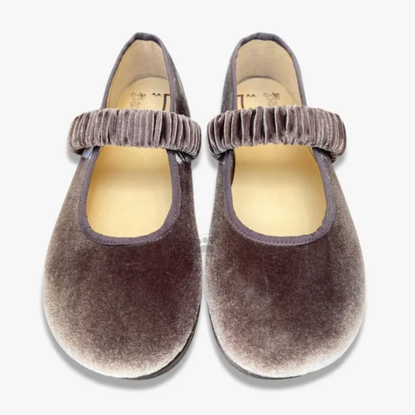 Batilas Mercedita Salón Terciopelo Gris