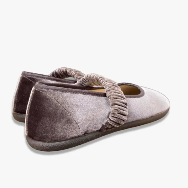 Batilas Mercedita Salón Terciopelo Gris