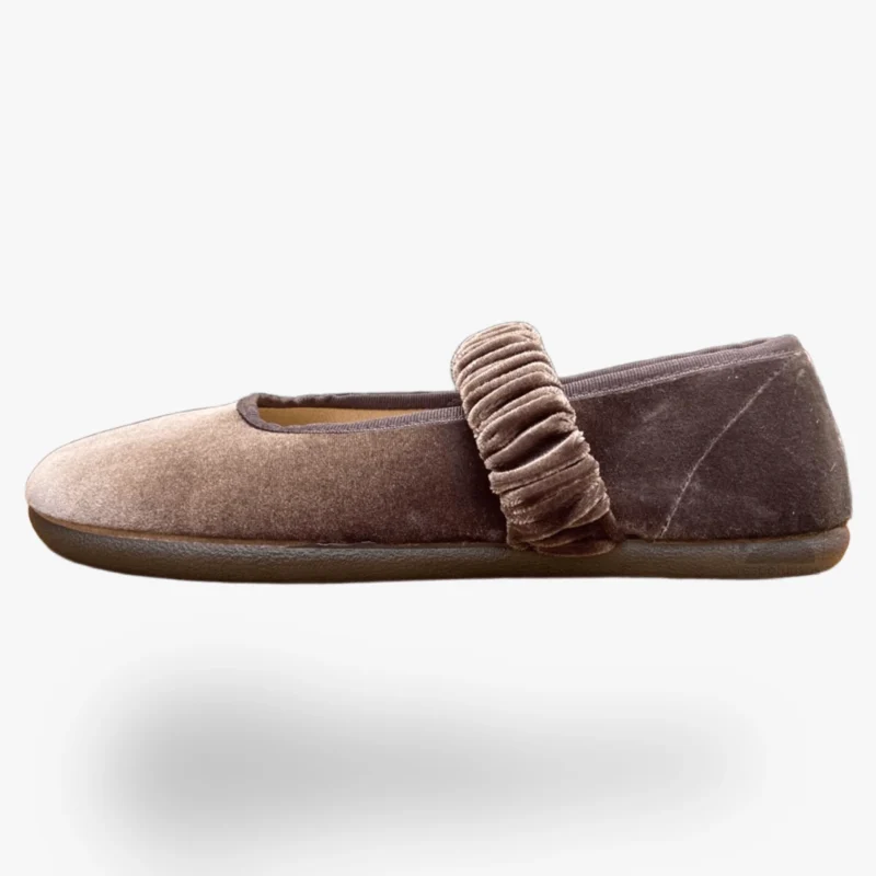 Batilas Mercedita Salón Terciopelo Gris