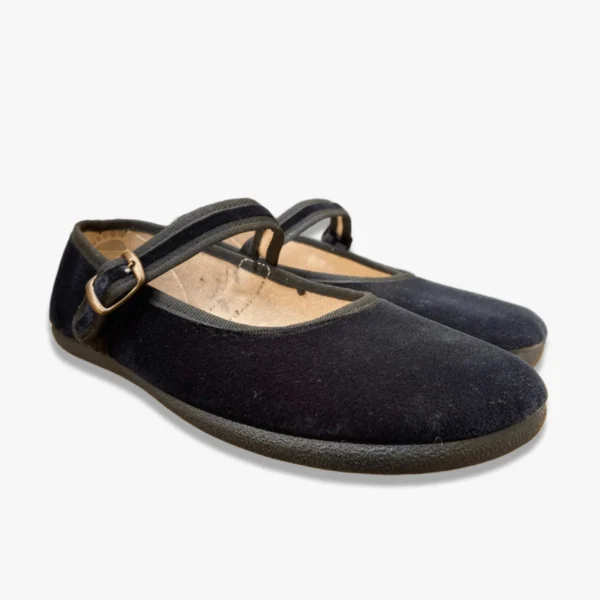 Batilas Mercedita Salón Terciopelo Negro