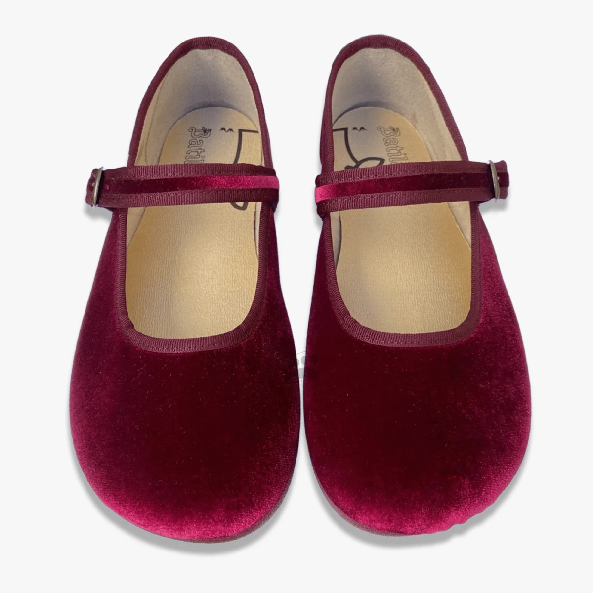 Batilas Mercedita Salón Terciopelo Burdeos