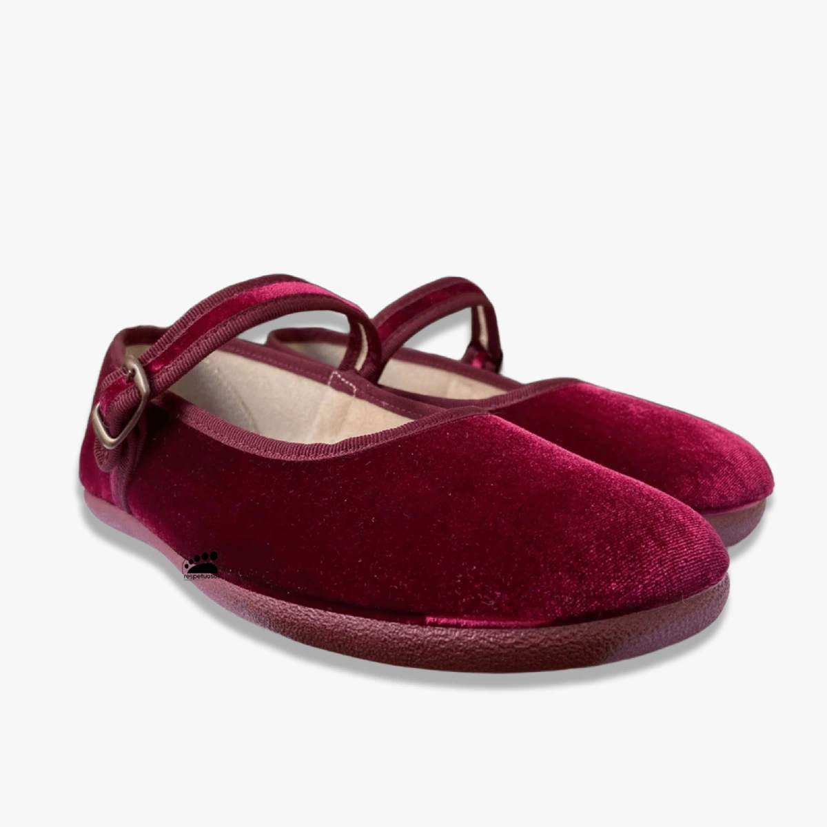 Batilas Mercedita Salón Terciopelo Burdeos