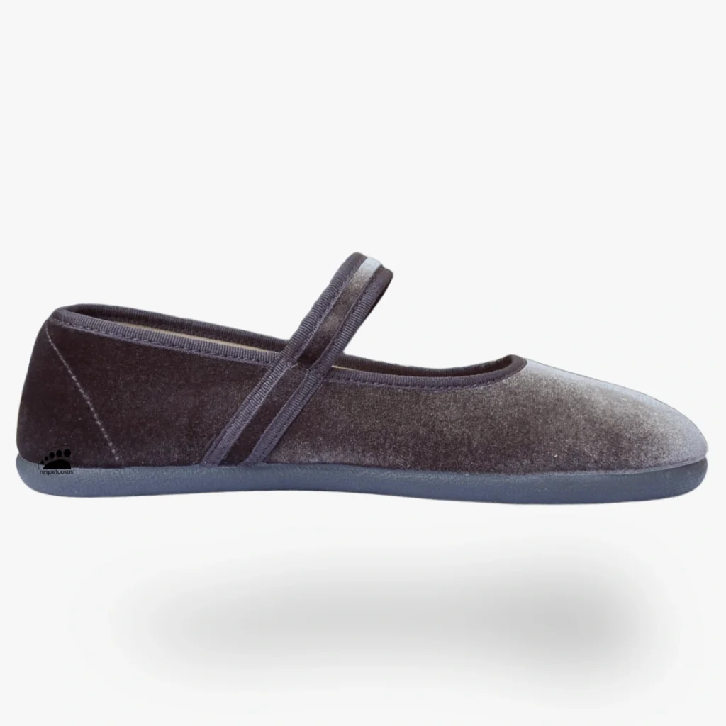 Batilas Mercedita Salón Terciopelo Gris