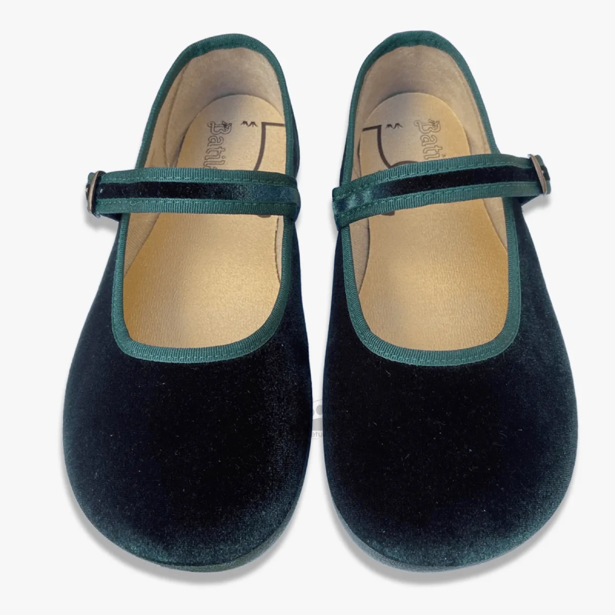 Batilas Mercedita Salón Terciopelo Verde