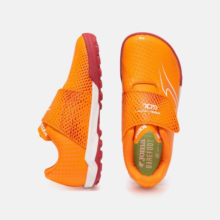Joma Junior Gol Barefoot 2607 Naranja Turf - Imagen 4